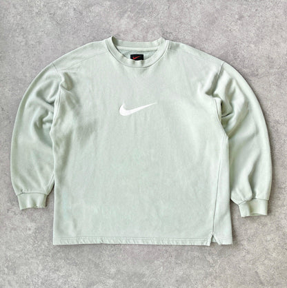 Nike RARE 1990s heavyweight embroidered sweatshirt (L) - Known Source