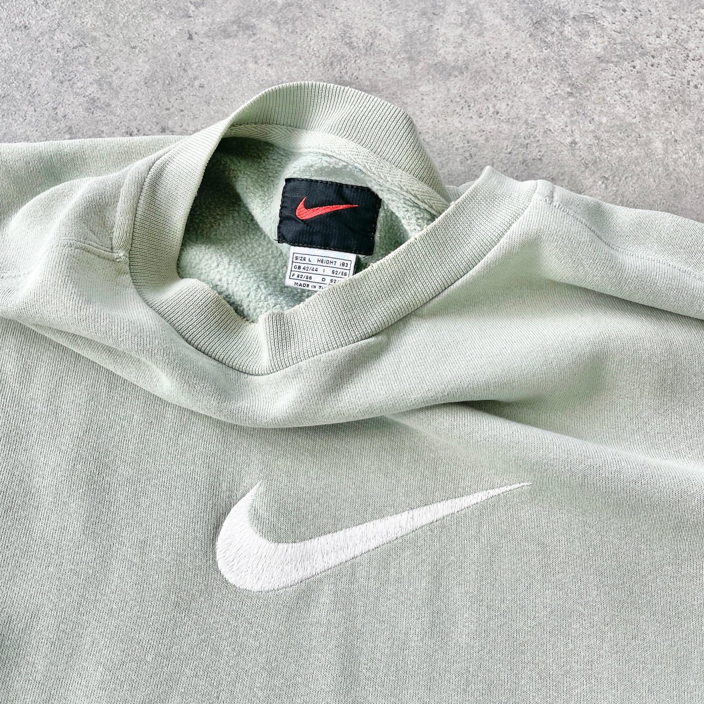 Nike RARE 1990s heavyweight embroidered sweatshirt (L) - Known Source