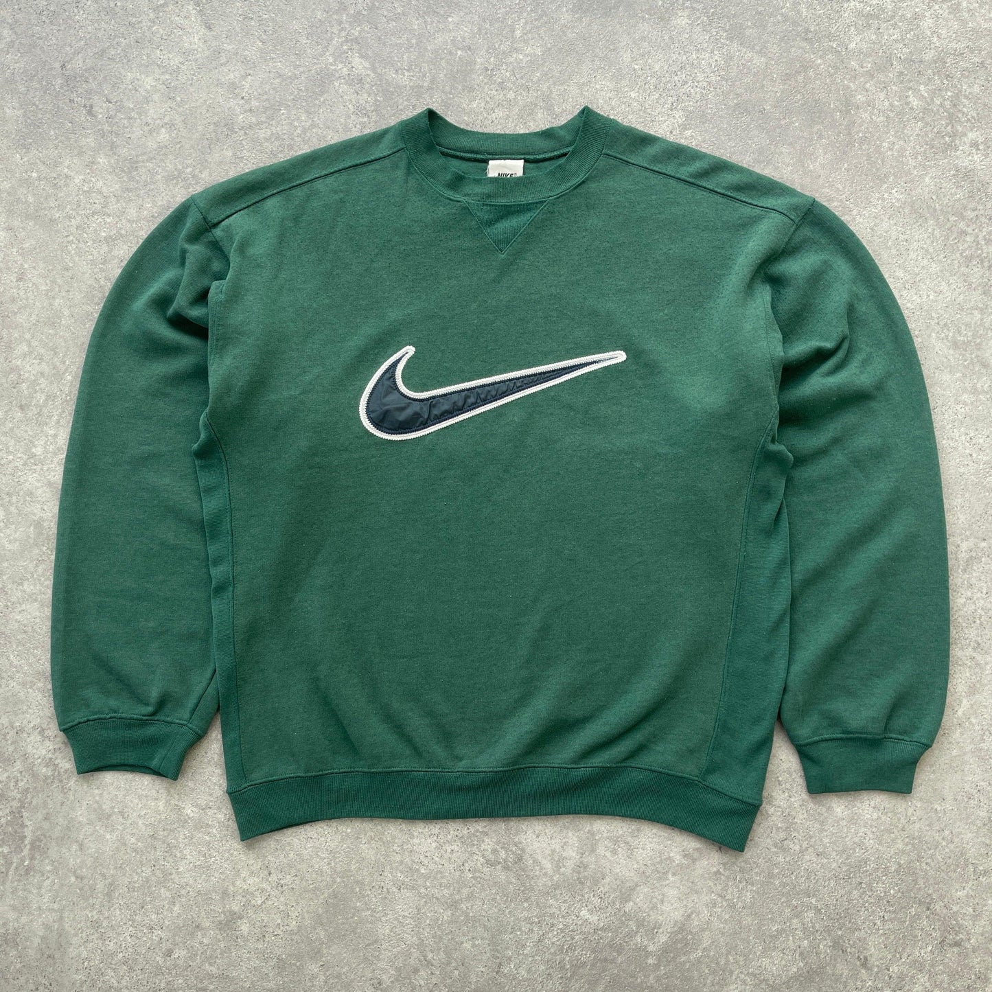 Nike RARE 1990s heavyweight embroidered sweatshirt (XL) - Known Source