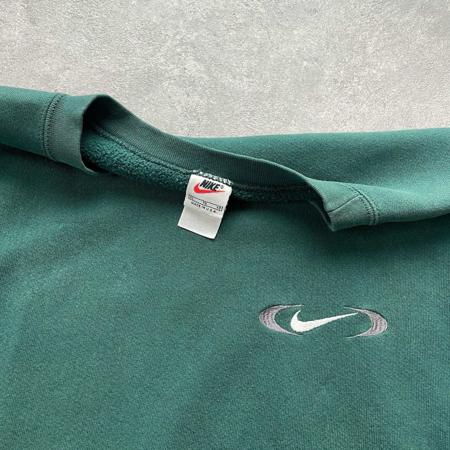 Nike RARE 1990s heavyweight embroidered sweatshirt (XL) - Known Source