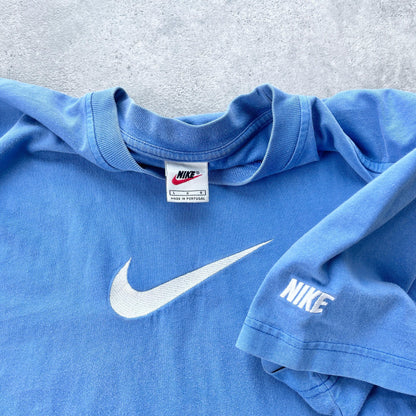 Nike RARE 1990s heavyweight embroidered t-shirt (L) - Known Source
