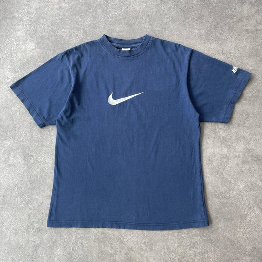 Nike RARE 1990s heavyweight embroidered t-shirt (M) - Known Source