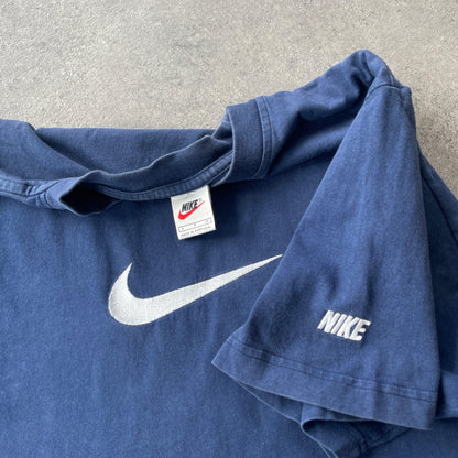 Nike RARE 1990s heavyweight embroidered t-shirt (M) - Known Source