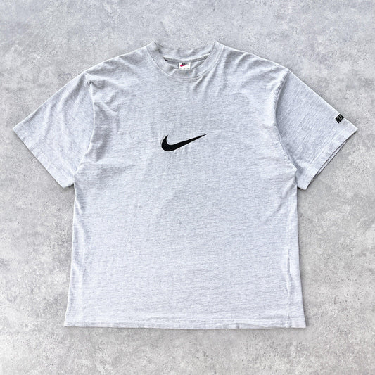 Nike RARE 1990s heavyweight embroidered t-shirt (XL) - Known Source