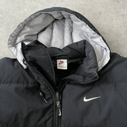Nike RARE 1990s heavyweight spellout puffer jacket (M) - Known Source