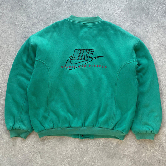 Nike RARE 1990s ‘Sports and Fitness’ heavyweight bomber jacket (L) - Known Source