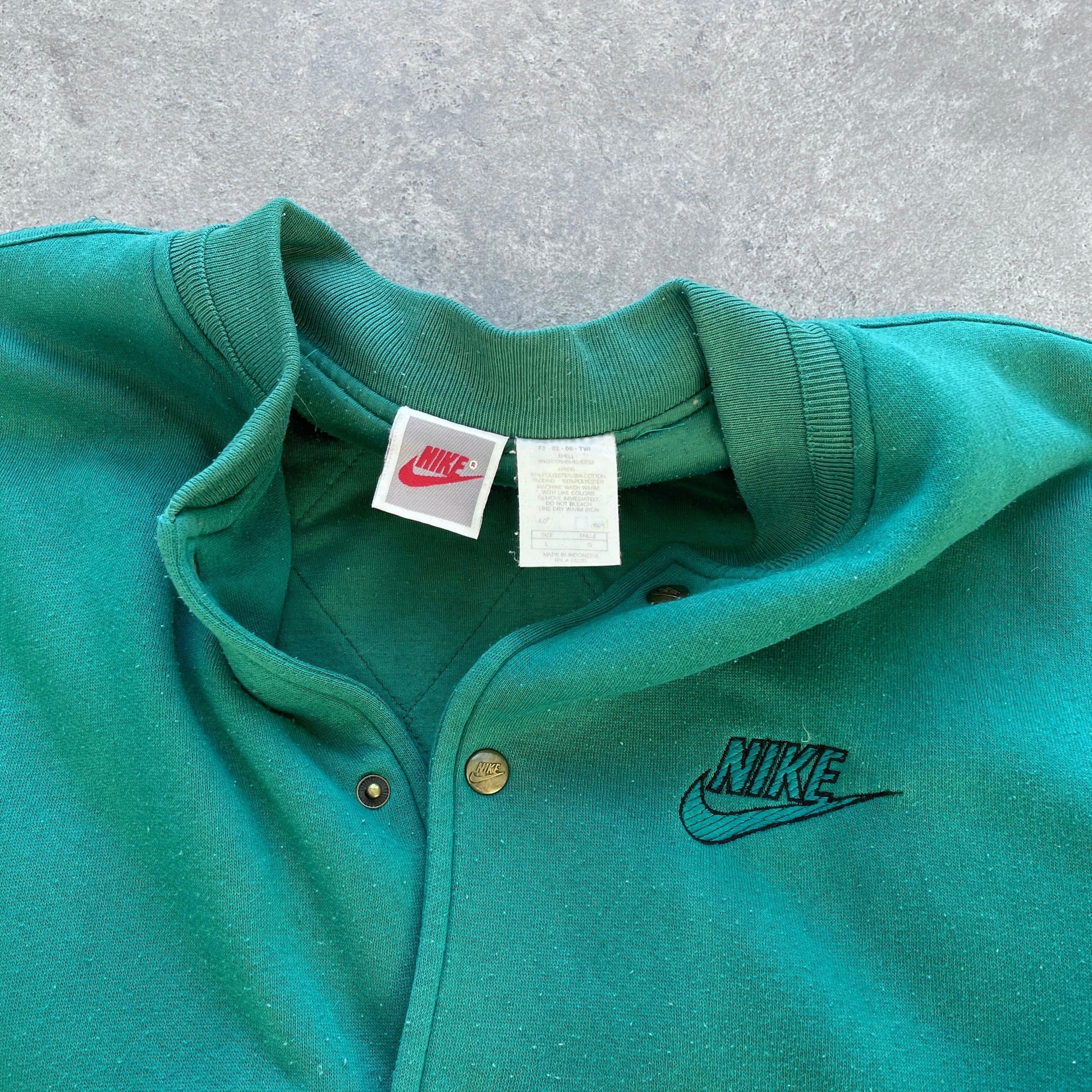 Nike RARE 1990s ‘Sports and Fitness’ heavyweight bomber jacket (L) - Known Source