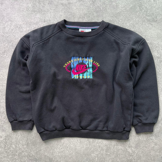 Nike RARE 1990s ‘There Is No Finish Line’ embroidered sweatshirt (L) - Known Source