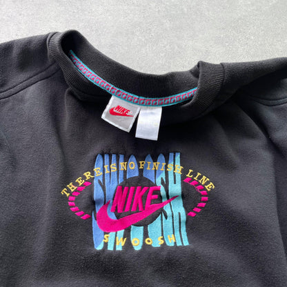 Nike RARE 1990s ‘There Is No Finish Line’ embroidered sweatshirt (L) - Known Source