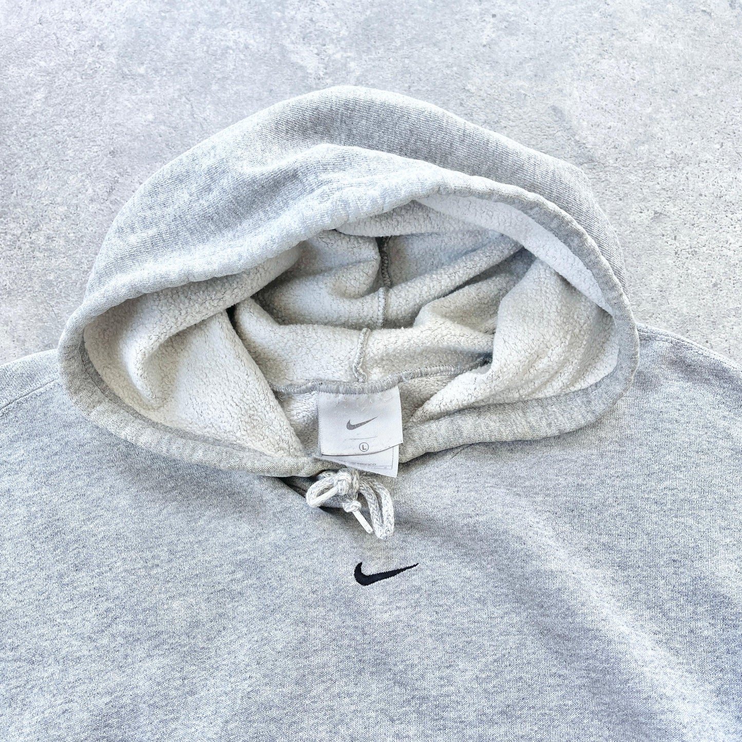 Nike RARE 2000s heavyweight centre swoosh hoodie (L) - Known Source