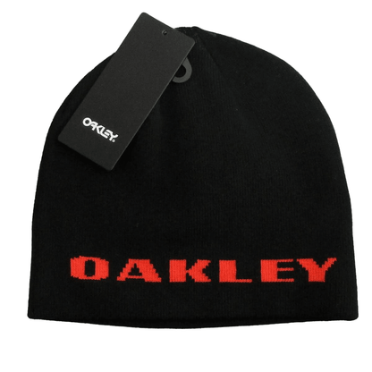 Oakley Black and Red ROCK SIDE BEANIE - Known Source