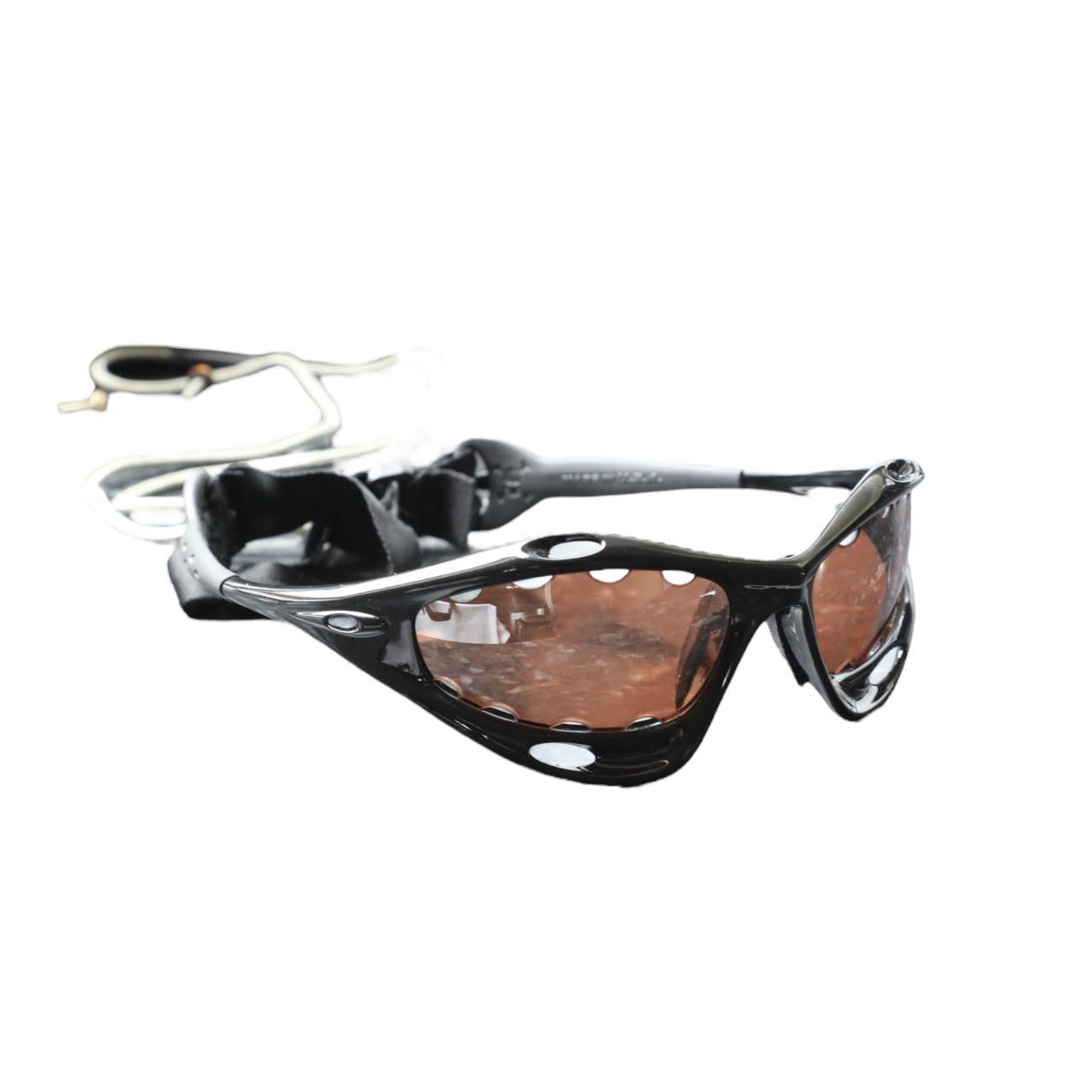 Oakley ‘Racing Jacket’ Jet Black/Persimmon Vented - Known Source