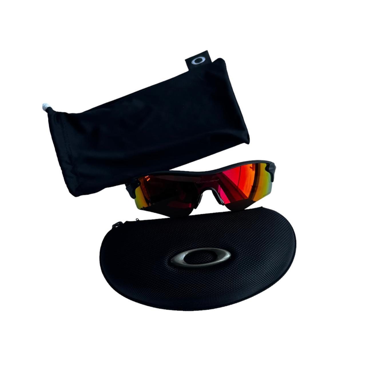 Oakley RADARLOCK radar lock sports sunglasses Red BLACK - Known Source