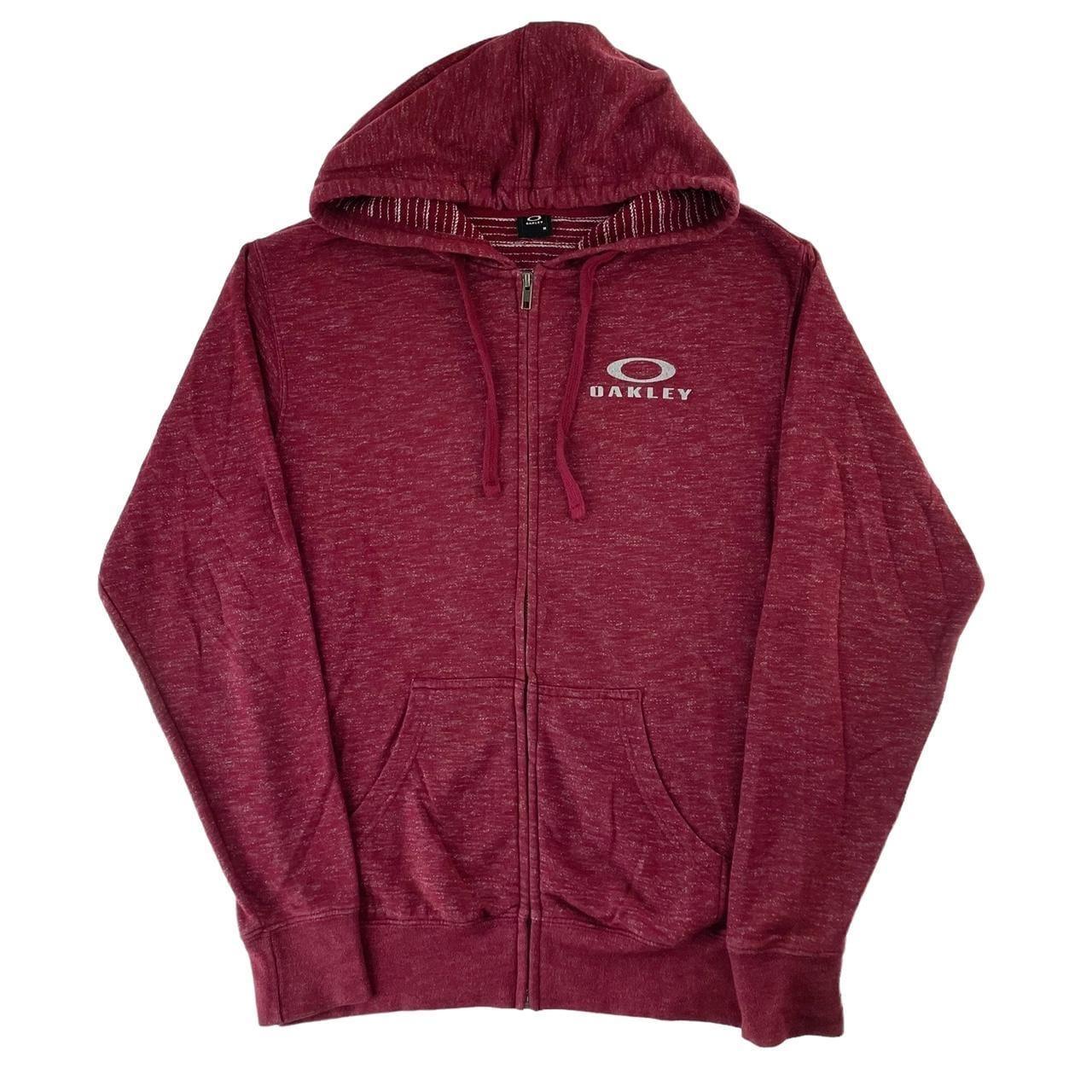 Oakley zip logo hoodie size M - Known Source