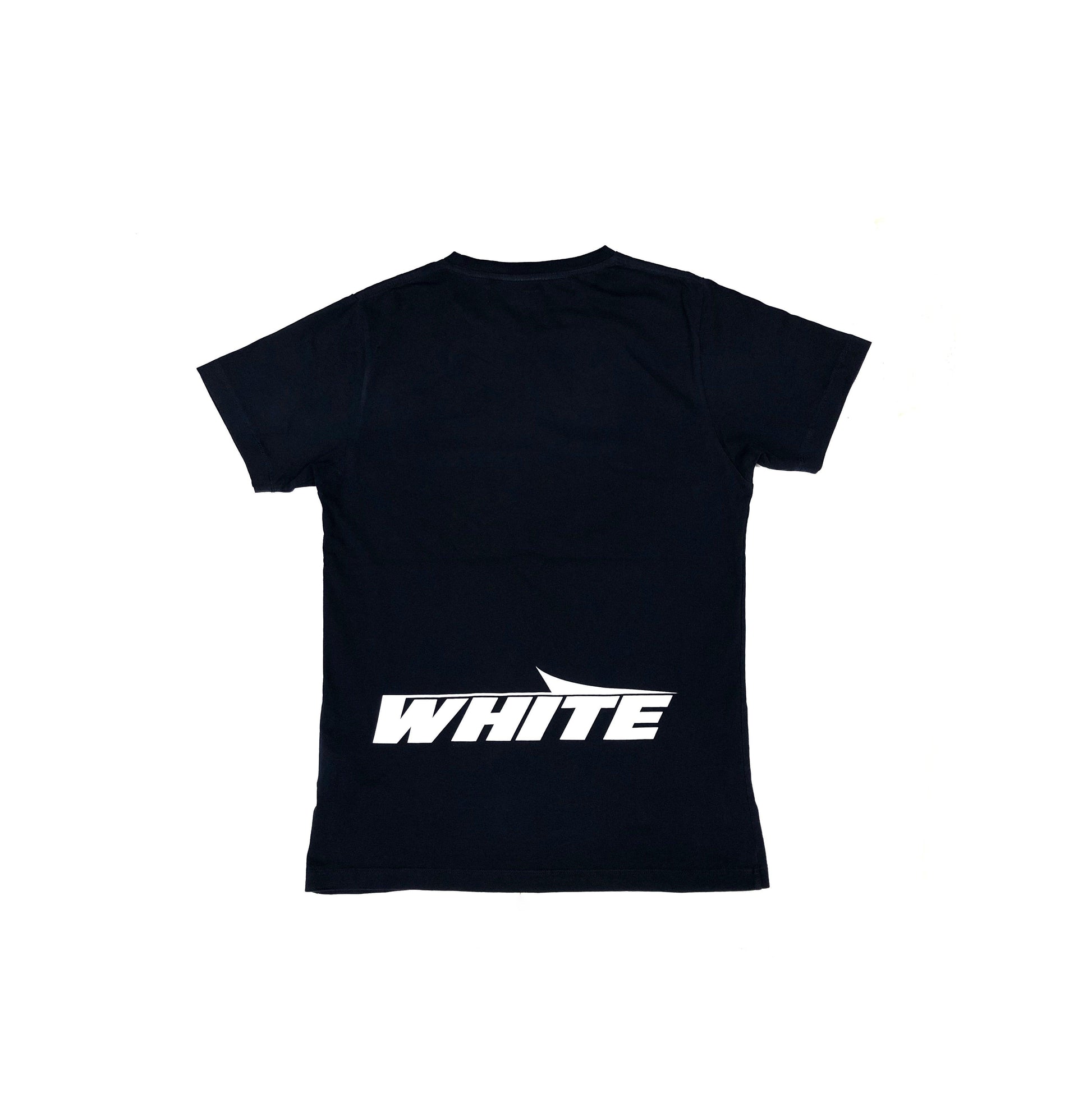 Off White Fade Spell Out Short Sleeved T Shirt - Known Source