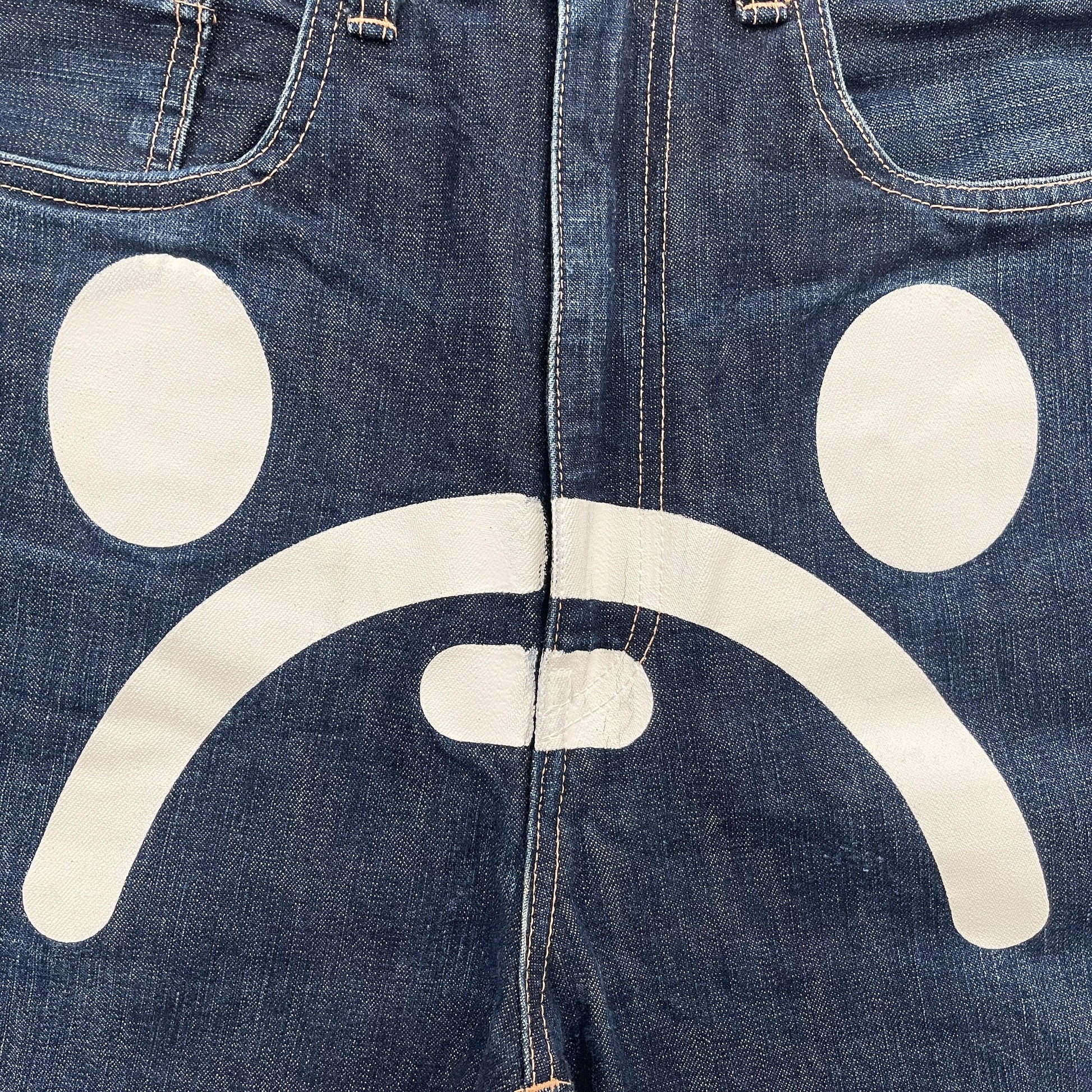 OG Bape Sad Face Jeans - Known Source