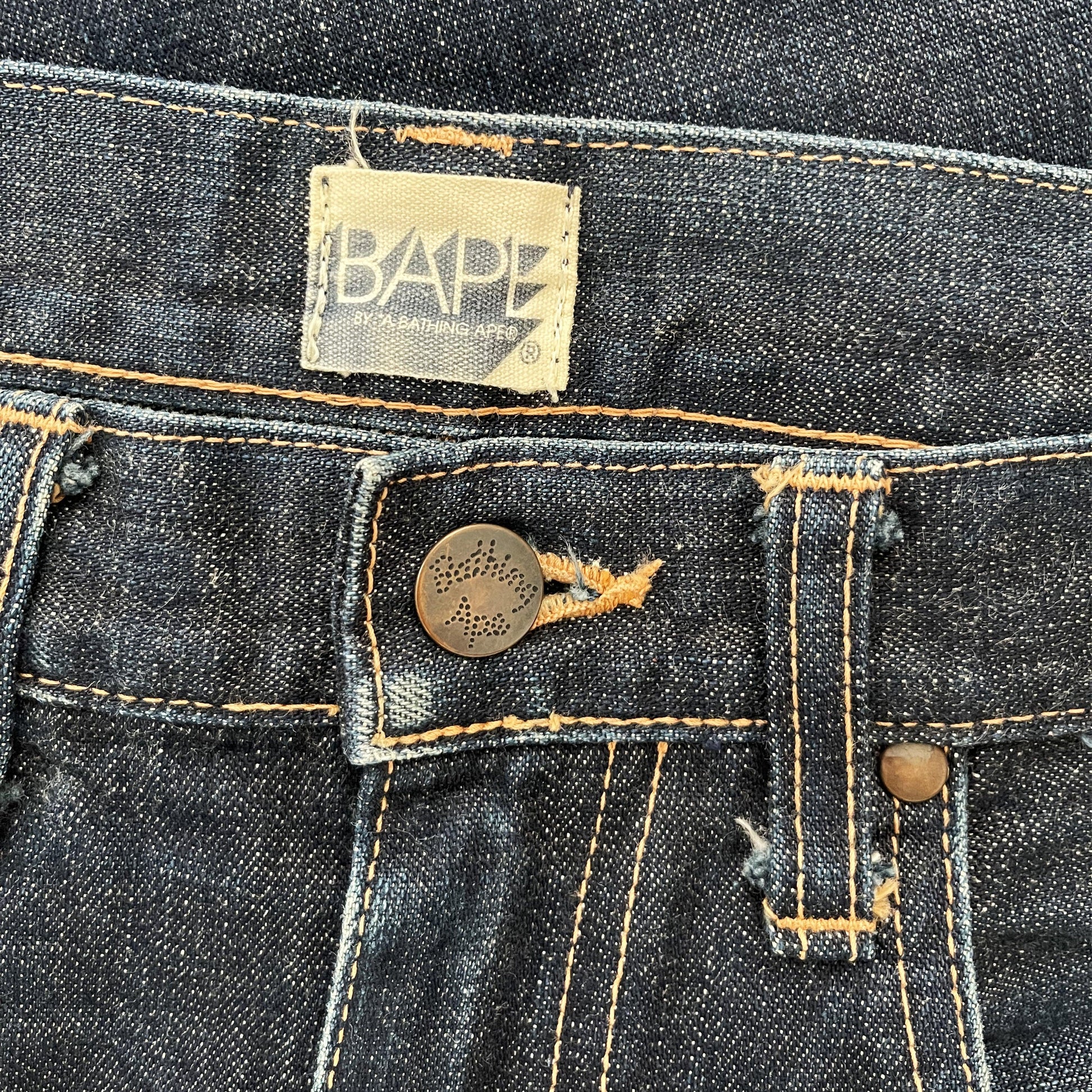 OG Bape Sad Face Jeans - Known Source