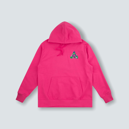 Palace pink Tri-camo-print hoodie (M) - Known Source