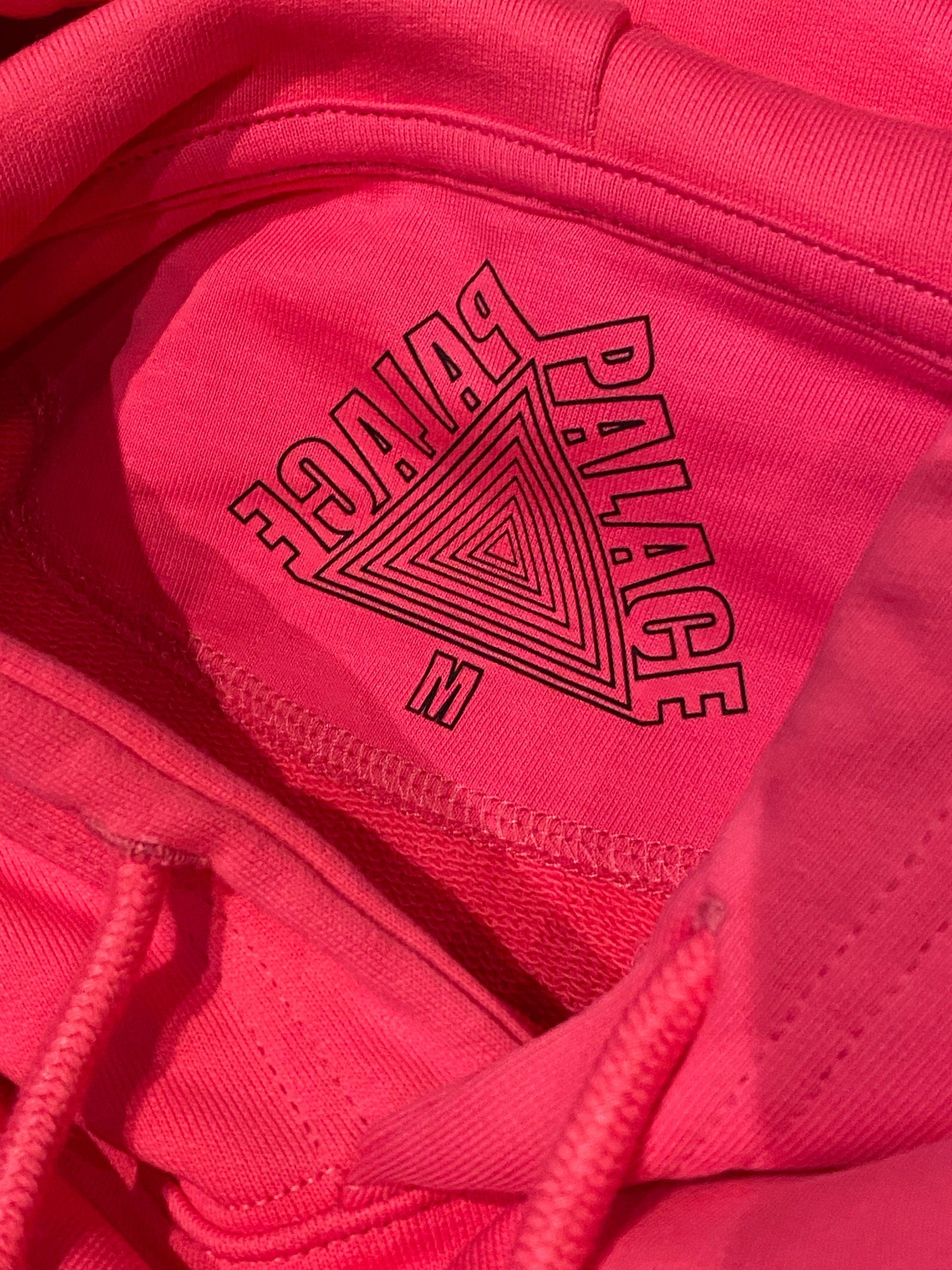 Palace pink Tri-camo-print hoodie (M) - Known Source