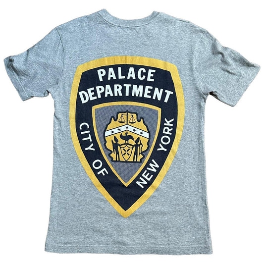 PALACE police department Black and Grey T-shirt - Known Source