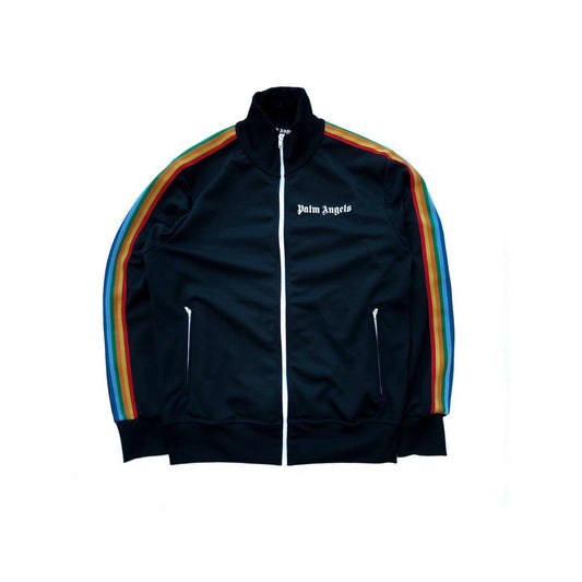Palm Angels Track Top with Iconic Side Stripe - Known Source