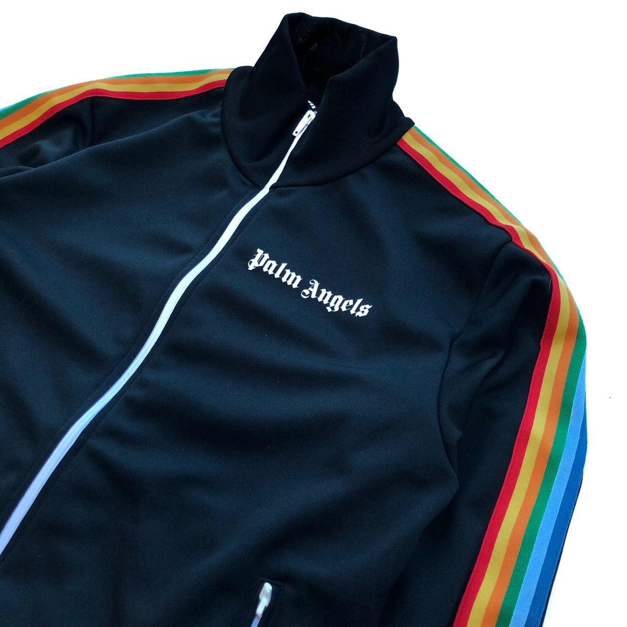 Palm Angels Track Top with Iconic Side Stripe - Known Source
