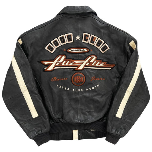 Pelle Pelle Leather Varsity Jacket - Known Source