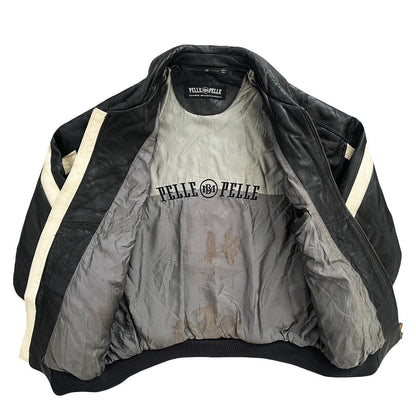 Pelle Pelle Leather Varsity Jacket - Known Source