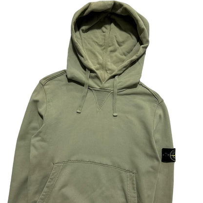 Stone Island Green Pullover Hoodie - Known Source