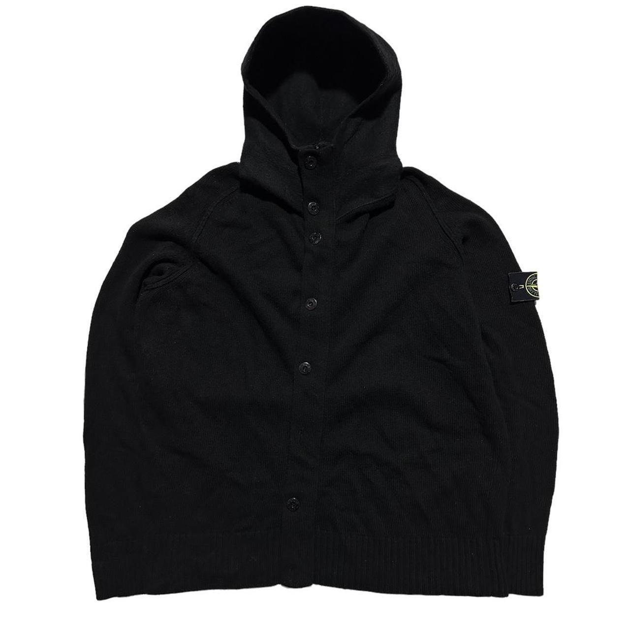 Stone Island Black Knit Zip Up - Known Source