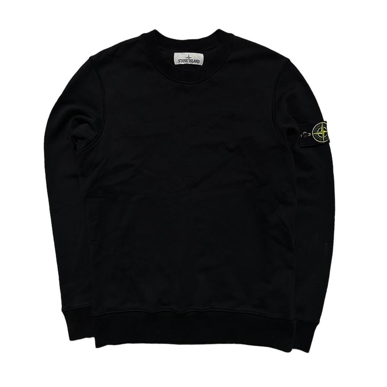 Stone Island Black Pullover Crewneck - Known Source