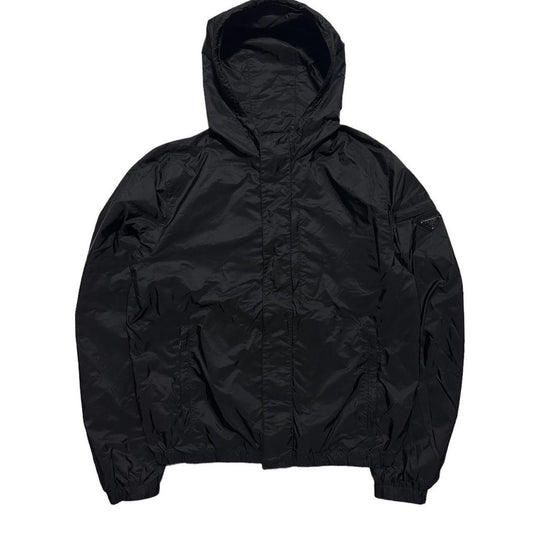 Prada Black Nylon Full Zip Jacket - Known Source