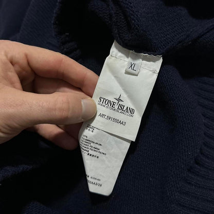 Stone Island Blue Knit Pullover Crewneck - Known Source