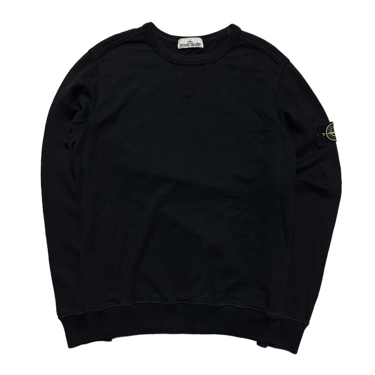 Stone Island Black Pullover Crewneck - Known Source