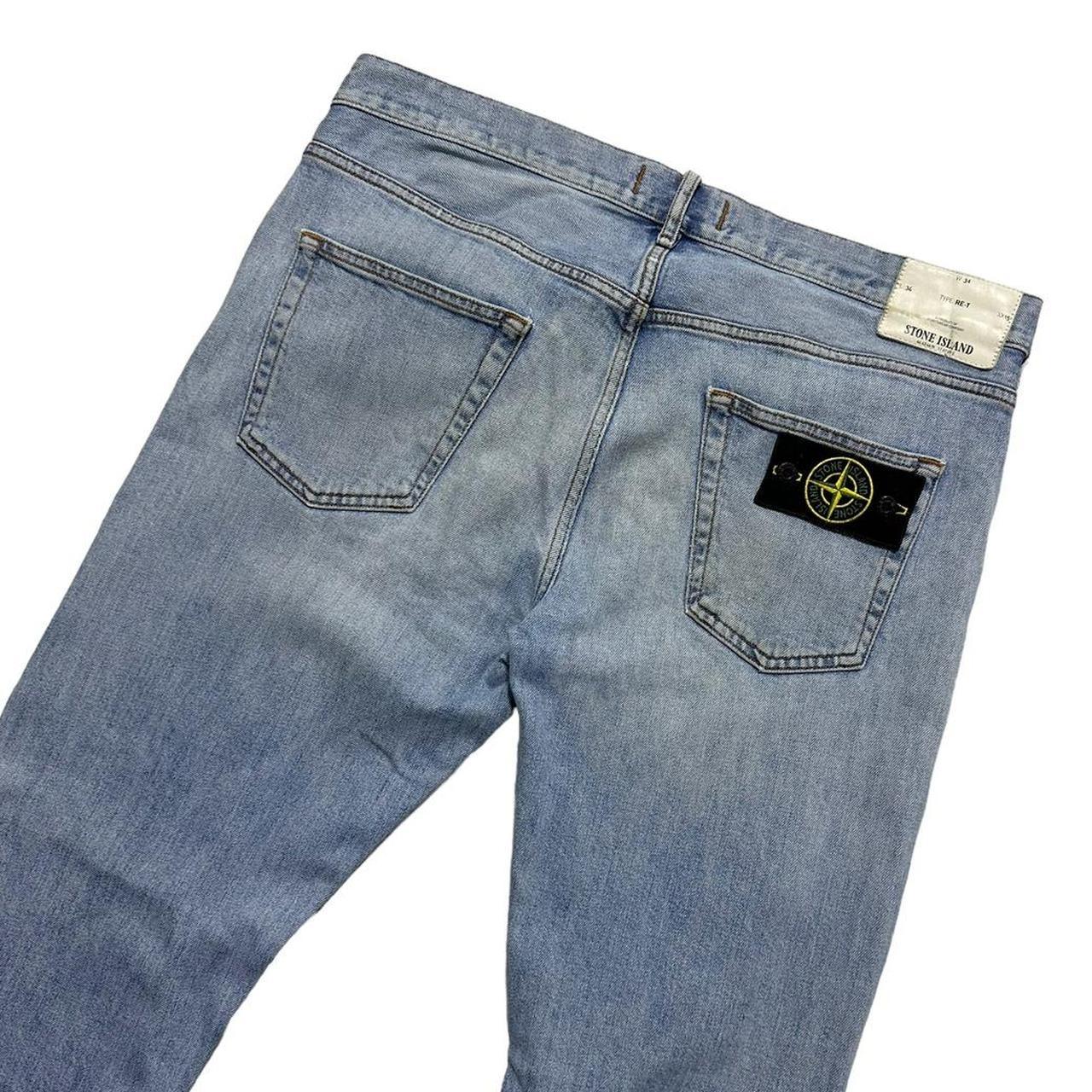 Stone Island Light Wash Denim Jeans - Known Source