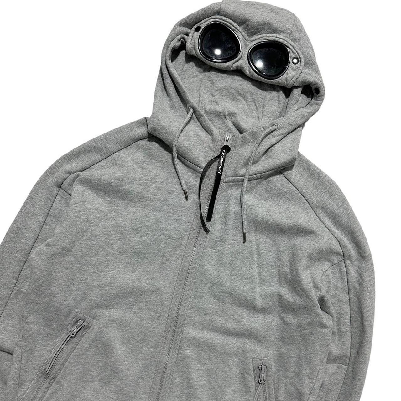 CP Company Heather Grey Goggle Hoodie - Known Source