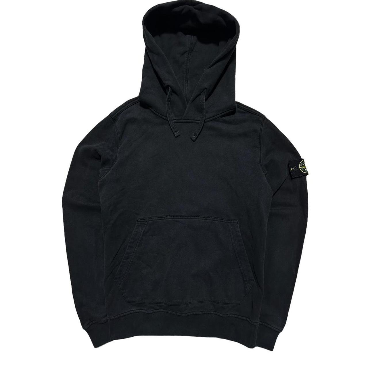 Stone Island Black Pullover Hoodie - Known Source