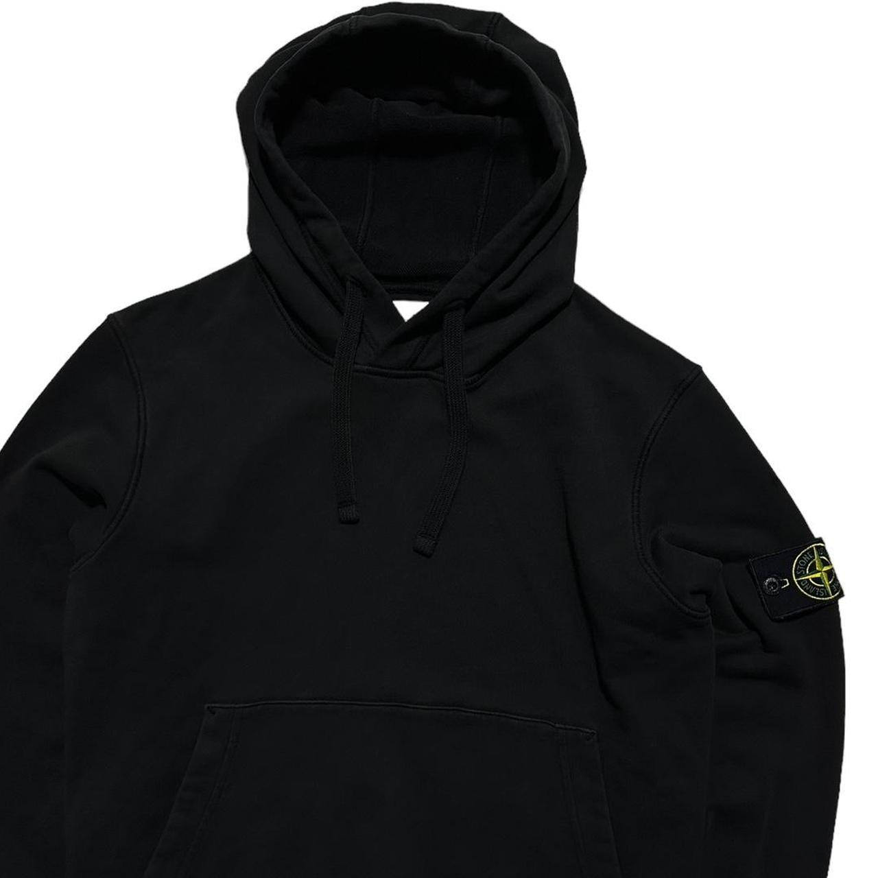 Stone Island Black Pullover Hoodie - Known Source