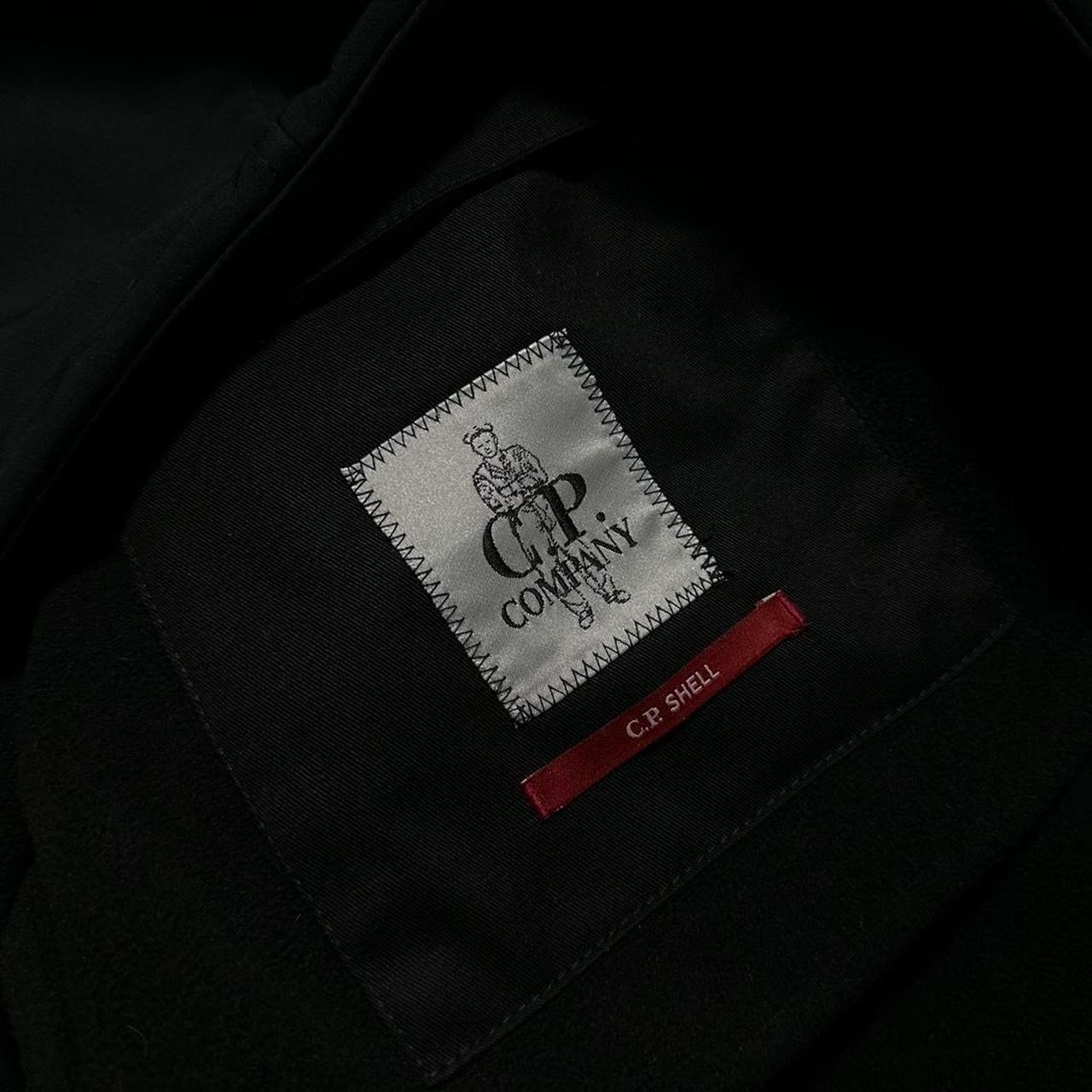 CP Company Black Soft Shell Parka Jacket - Known Source
