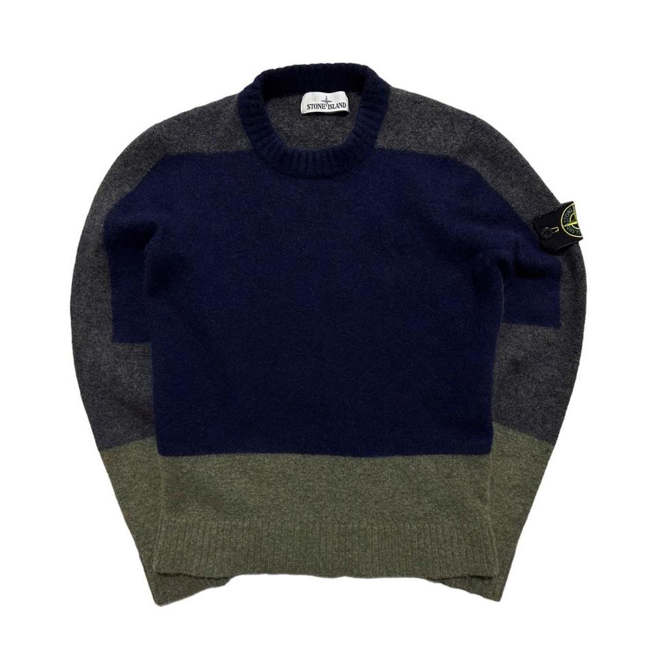 Stone Island Wool Colour Block Crewneck - Known Source