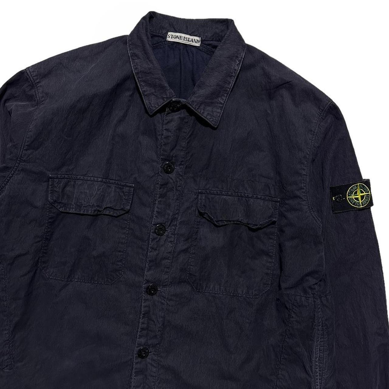 Stone Island Brushed Cotton Double Pocket Overshirt - Known Source