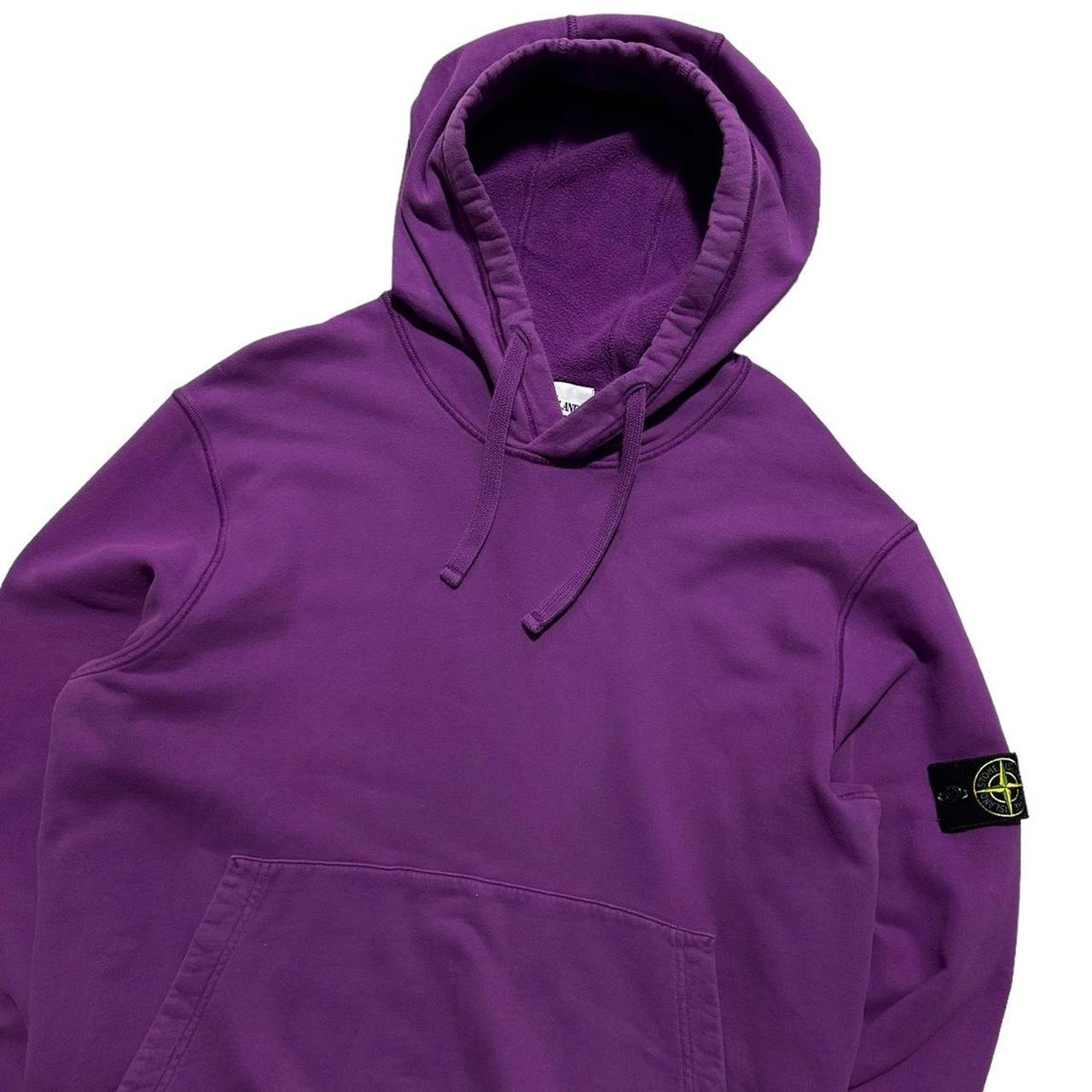 Stone Island Purple Pullover Hoodie - Known Source