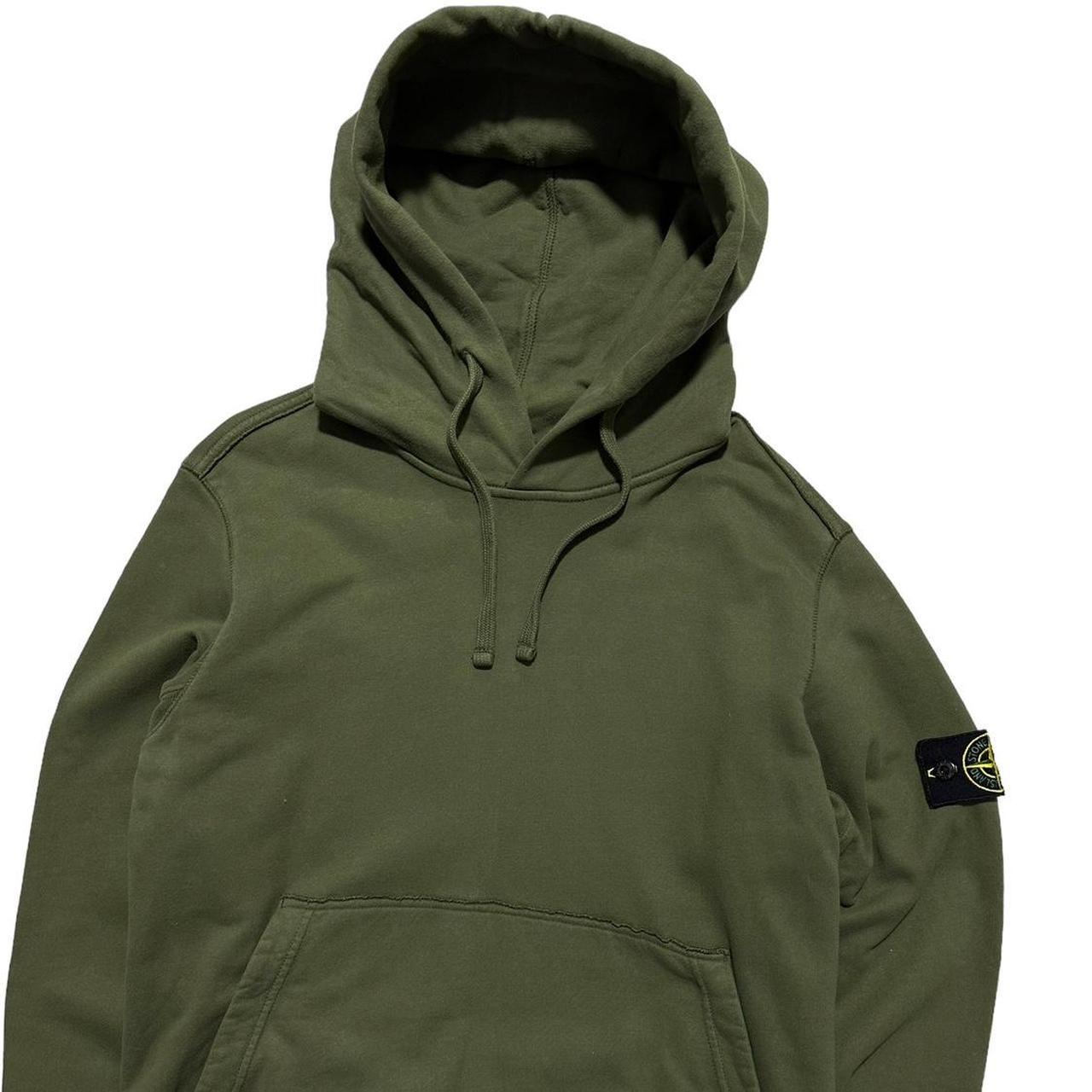 Stone Island Green Pullover Hoodie - Known Source