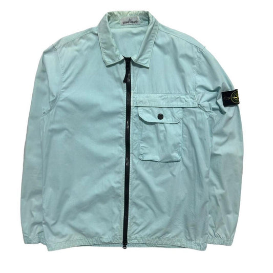 Stone Island Baby Blue Overshirt - Known Source