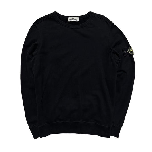 Stone Island Black Pullover Crewneck