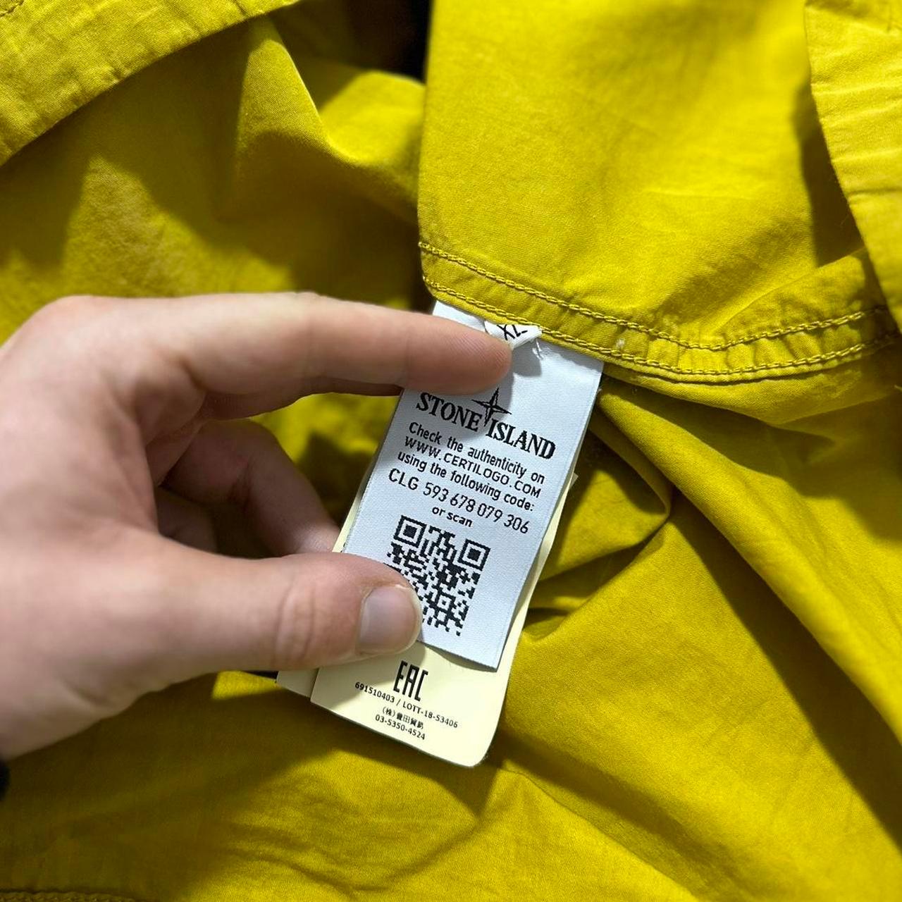 Stone Island Yellow Half Zip Smock Jacket - Known Source