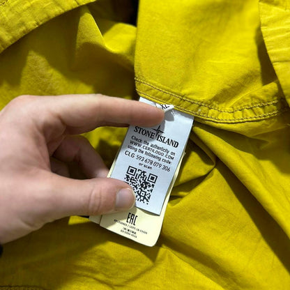 Stone Island Yellow Half Zip Smock Jacket - Known Source