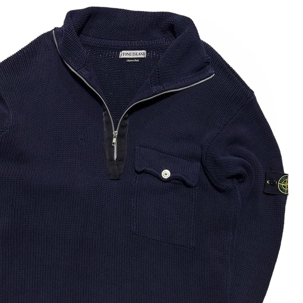 Stone Island Heavy Knit Quarter Zip - Known Source