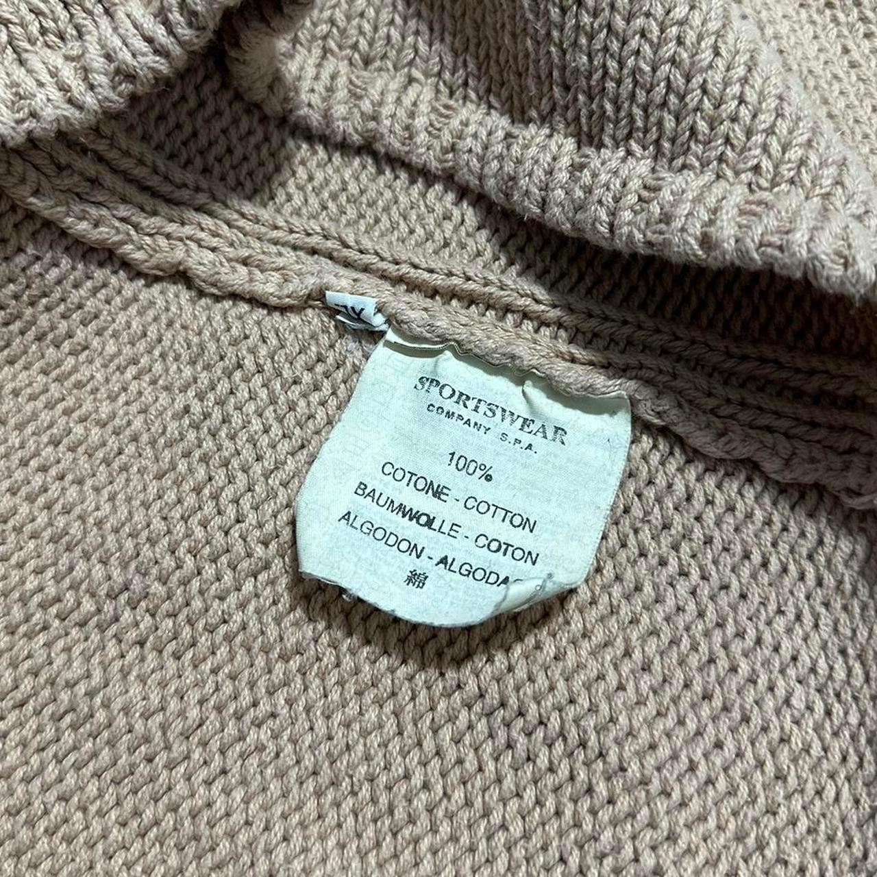 Stone Island Peach Heavy Knit Pullover Jumper - Known Source