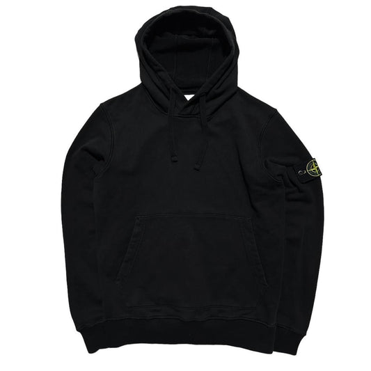 Stone Island Black Pullover Hoodie - Known Source